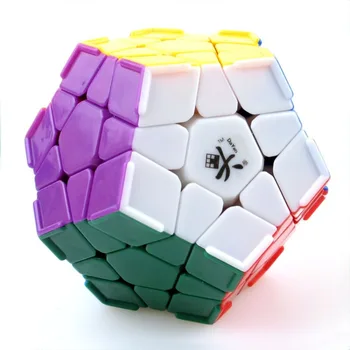 DaYan Naujausias 3x3 Megaminx Kubo Stickerless/ Lipdukas Dodecahedron Magic Cube su Keteros, Galvosūkiai Educativos Žaislai Vaikams -48