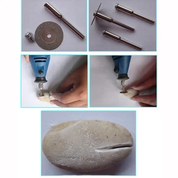 Deimantinis pjovimo diskas dremel įrankiai, priedai mini pjauti deimantų šlifavimo ratas nustatyti rotacinis įrankis varantys diskinis pjūklas
