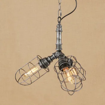 Derliaus iorn juodai senovinių lempų gaubtų Patalpų sieniniai šviestuvai, LED lempos, šviestuvas, pakabos 220v už dinningroom viešbučio bare