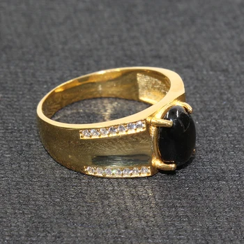 Derliaus VYRAS Žiedas 925 sidabro žiedas 6*8mm gamtos Star Light Sapphire ring karaliaus žiedą vyras mada sidabro vyras papuošalai