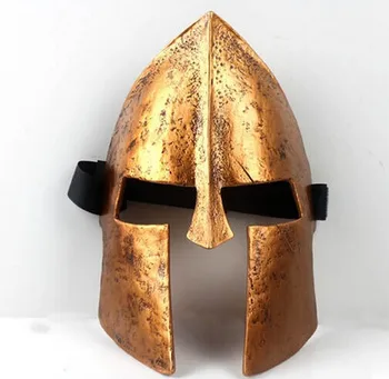 Derva Herojus Sparta šalmas kaukė helovyno cosplay priedai karnavalas kaukė maskuotis kaukė derliaus kaukė veiklos rekvizitai