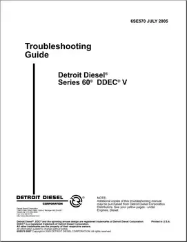 Detroit Dyzelinas 60 Serijos Service Manual PDF