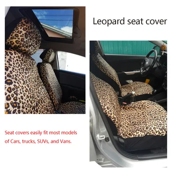 Dewtreetali Universalus Leopardas Spausdinti Automobilių Sėdynės Padengti Universaliųjų Automobilių Sėdynės Raštas Automobilių Stiliaus Interjero Aksesuarų VW Ford