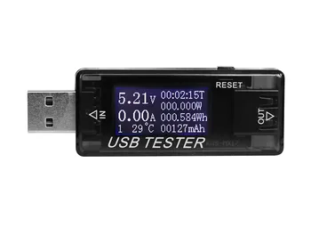 Dhl/fedex 50pcs/daug Skaitmeninės 4V-30 V USB Testeris Srovė Įkroviklio Talpa Gydytojas qc2.0/3.0 greita įkrovimo galia banko matuoklis
