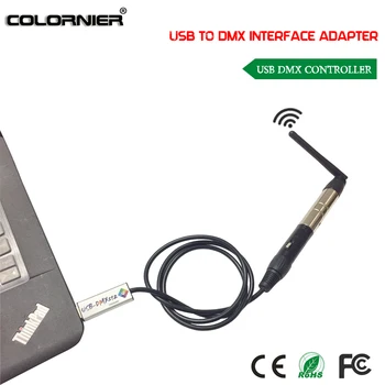 DHL Nemokamas Pristatymas 20pcs/daug USB DMX 512 Sąsajos Adapteris Scenos Šviesos diodų (LED) DMX512 Kompiuteris PC Scenos Apšvietimas Valdytojas