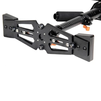 DHL YELANGU S800 Max 5kg 80cm Anglies pluošto Monopodzie Trikojo Canon Vaizdo Kamera, Video DSLR Nešiojamą Stabilizatorius Steadicam