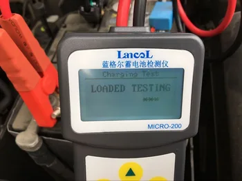 Diagnostikos įrankis lancol micro-200 Skaitmeninis Automobilių CCA baterijos testeris analizatorius 30-200Ah su Multi Kalbų Spausdinimo funkcija