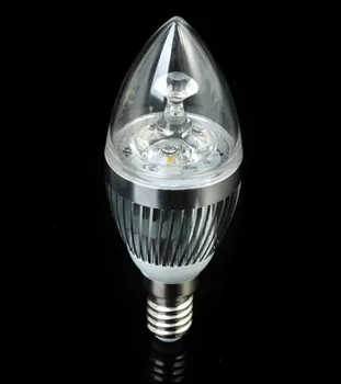 Didelio ryškumo Pritemdomi E14 LED žvakių lemputė lemputė 3W 4W 5W AC220V 230V 240V Šaltai balta balta šiltai balta