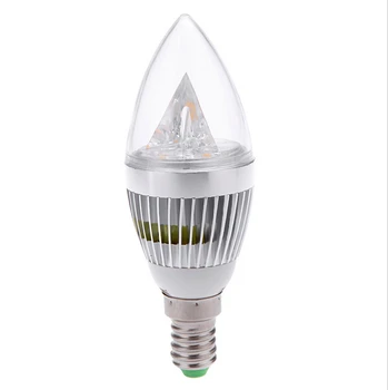 Didelio ryškumo Pritemdomi E14 LED žvakių lemputė lemputė 3W 4W 5W AC220V 230V 240V Šaltai balta balta šiltai balta