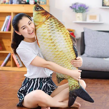 Didelis 120cm modeliavimas žuvų pliušinis lėlės minkštas mesti pagalvę žaislas, namų dekoravimo, dovanų h2831