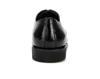 Didelis dydis EUR45 juoda oxfords mens vestuvių bateliai, natūralios odos pažymėjo tne suknelė bateliai vyrai verslo batai