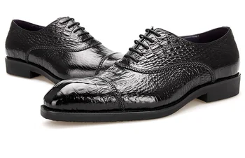 Didelis dydis EUR45 juoda oxfords mens vestuvių bateliai, natūralios odos pažymėjo tne suknelė bateliai vyrai verslo batai
