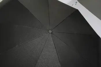 Didelis lietaus, skėtis vyrų vėjo skėčiai vyrų lankstymo juoda TTK prekės vandeniui skėtis nuo saulės vyras žvejybos umbrella korporacijos