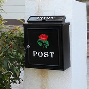 Didelės Pašto Dėžutės Lauko Rakinama Saugi Paštas Post Lieto Aliuminio Pašto Dėžutę