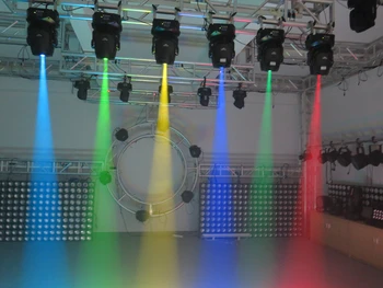 Didmeniniams 8xLot 90W LED Spot Judančios Galvos Žibintai DMX512 Valdymo JAV Luminus Led Judančios Galvos Gobo 