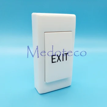 Didmeninė 100VNT Prieigos Kontrolės Exit Mygtuką, NC/NO/COM mygtukas plastiko exit mygtuko paspaudimu swith durų įeigos kontrolės sistema