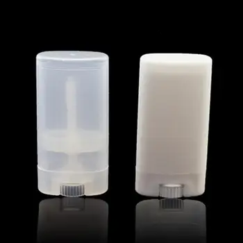 Didmeninė 15ml Tuščių Plastikinių Ovalo formos Lūpų Balzamas Vamzdžiai Dezodorantas Konteineriai Lūpų Mados Lūpų Vamzdžiai