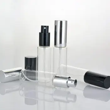 Didmeninė 30ML Nešiojamų Stiklo Kvepalų Buteliuke Su Aliuminio Purkštukai Tuščias Kosmetikos Atveju Keliautojas LX1255