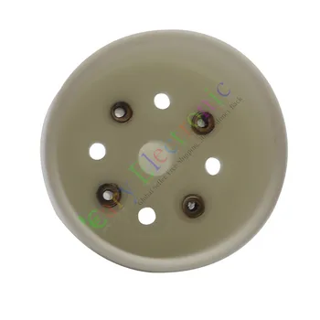Didmeninė ir mažmeninė 50pc 4Pin Keramikos vakuuminio Vamzdelio lizdai vožtuvas bazės HIFI garso stiprintuvai 