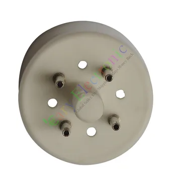 Didmeninė ir mažmeninė 50pc 4Pin Keramikos vakuuminio Vamzdelio lizdai vožtuvas bazės HIFI garso stiprintuvai 