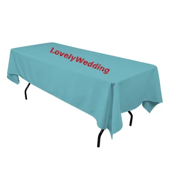 Didmeninė kaina 20pcs/daug poliesteris paprasto stalo padengti stalo dekoracija/vestuvės pokylių tableclothes