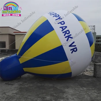 Didmeninė Kinijos Prekių 5m H pripučiamos reklamos Parašiutu balionas,Oxford oro balionas su pūstuvas Unikalių Dovanų Idėjų Balionas