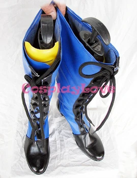Didmeninė Kuroshitsuji Cosplay Batai Užsakymą mėlyna ir juoda ciel batai iš 