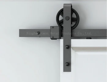 Dimon individualų stumdomų durų apkaustai su sklende rinkiniai medienos durų furnitūrą DM-SDU 7210 su soft close (be stumdomų kelio)