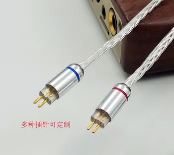 Diy earphone cable upgrade wire for mmcx TF10 W4R IM50 CKS 3.5MM/2.5MM/4.4MM plug