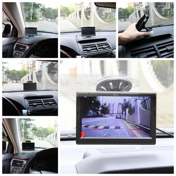 DIYKIT Belaidžio 5 colių LCD ekraną Galinio vaizdo Automobilį, Stebėti Vandeniui LED Naktinio Matymo Automobilio Galinio vaizdo Kamera Parkavimo Pagalbos Sistema