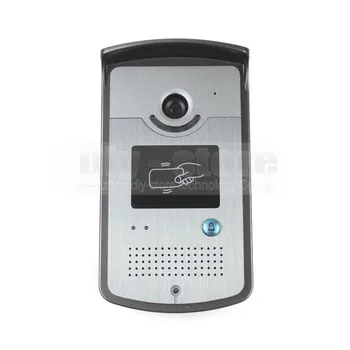 DIYSECUR 7 colių Spalvotas LCD Ekranas Vaizdo Duris Telefono Įveskite Domofonas Doorbell Kortelės Klavišą RFID Reader 