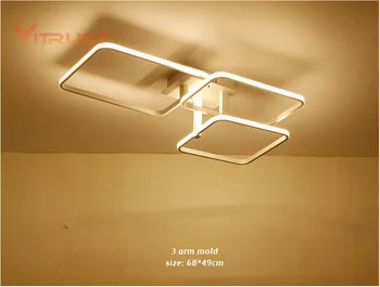 Dizaineris akrilo lubų lempa tamsos lubų šviesos ir Pragyvenimo Studijų Kambario, Miegamojo plafond avize led lubų šviesos AC110-240V