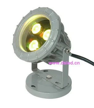 DMX compitable,didelės galios 9W lauko LED RGB prožektorius,LED projektorius, šviesos,DS-06-50-9W-RGB,3*3W RGB 3in1, 