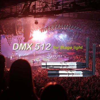 DMX512 DMX Dfi DJ Belaidžio ryšio sistema, Siųstuvas, Imtuvo ar 2.4 G LED Scenos Apšvietimo Efektas LED Žibintai, 300 m Kontrolės