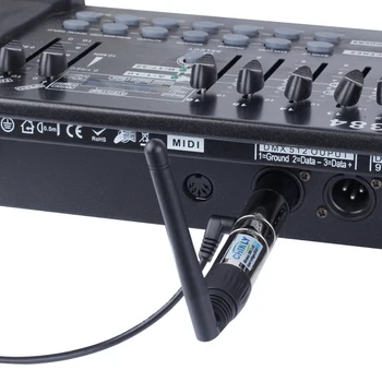 DMX512 DMX Dfi DJ Belaidžio ryšio sistema, Siųstuvas, Imtuvo ar 2.4 G LED Scenos Apšvietimo Efektas LED Žibintai, 300 m Kontrolės