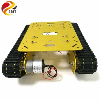 DOIT amortizatorius metalo Robotas Bakas automobilių Važiuoklės drėgnu slopinimas stebimi riedmens ir bėgių kelio krautuvas caterpillar už arduino 