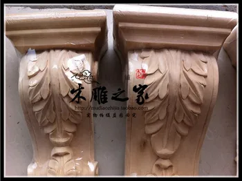 Dongyang medžio drožyba, medžio drožyba stiliaus vila corbel pluošto padas Romos skiltyje laikiklis kabineto durų gėlių žiedų purkos storio