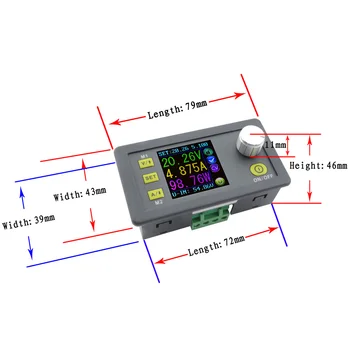 DPS5005 Komunikacijos Funkcija konverteris spalvotas LCD voltmeter Pastovios Įtampos srovės Žingsnis žemyn Maitinimo modulis 40%nuolaida