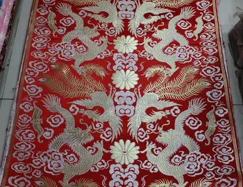 Drakonas chalatas, švarkas cheongsam suknelė rodyti žakardo brokatas skraiste wo Mongolija brokatas / Dragon 2 neprivalomas spalva verpimui