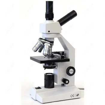Dual-View Junginys, Mikroskopu--AmScope Prekių 40x-1600x Dual-View Junginys Mikroskopas su Mechaniniu Etapas