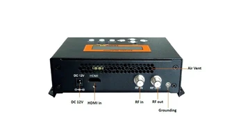 DVB-T/DVB-C(QAM)/ATSC MPEG-4 AVC/H. 264 HD Encoder Moduliatorius (Imtuvas,HDMI in; RF out) su USB Naudojimui Namuose