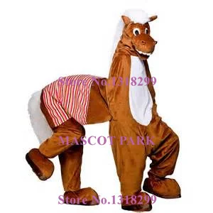 Dviejų Asmuo Juokinga Arklys Talismanas Kostiumas Suaugusiųjų Dydis Profesinės Užsakymą Donkey Arklių Temą Gyvūnų Cosplay Kostiumai, Fancy Dress