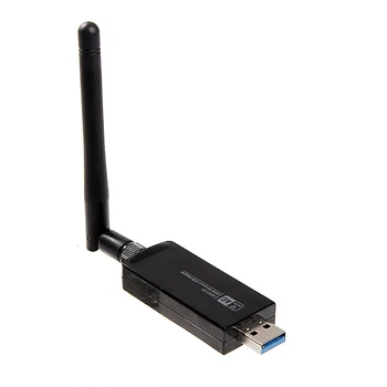Dvigubos Juostos 802.11 ac 1200Mbps USB 3.0 RTL8812AU Wireless-AC 1200 Wlan USB Wifi Lan Dongle Adapteris su Antena Nešiojamojo kompiuterio Darbalaukį