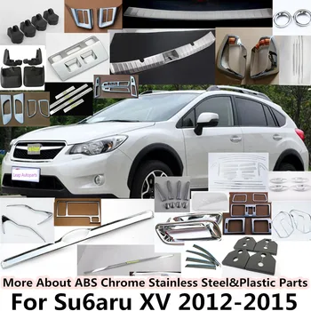 Dėl Subaru XV 2012 2013 automobilių kėbulo dangtelis optikos plastikinis sparnas minkštas mudguard apsaugoti atvartu splash sparnų rėmo 4pcs