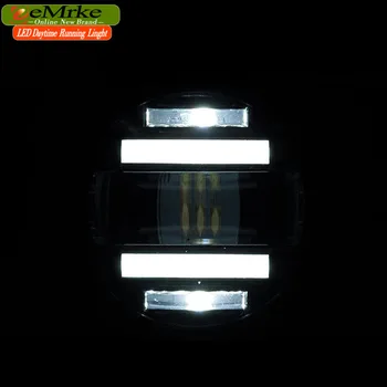 EeMrke Automobilių Stilius Honda Miestas GM6 2013 m. m. m 2 in 1 LED Rūko Šviesos Žibintas DRL Su Objektyvo Dieniniai Žibintai