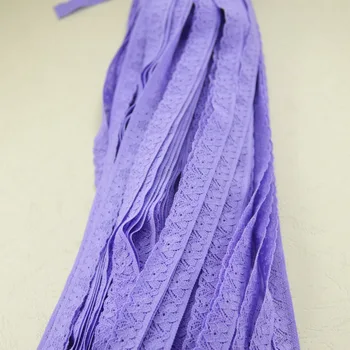 Elastinga Ruožas Nėrinių apdaila siuvimo/drabužių priedai 120 metrų 13mm violetinė mėlyna PASIDARYK pats lankelis DB95(3)
