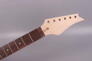 Elektrinė gitara kaklo 24 fret25.5 colių klevo mediena, raudonmedžio Fretboard #618