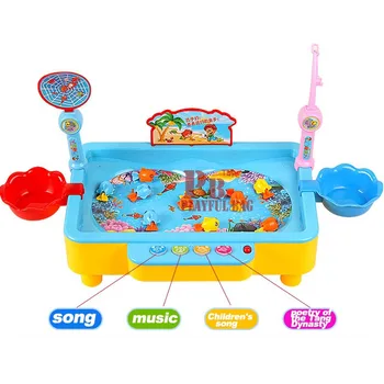 Elektros magnetinių žvejybos žaislas 3-6 metų amžiaus kačiukas, žvejyba vaikams, žaislai, muzikos, apšvietimo, vaikų žaislai