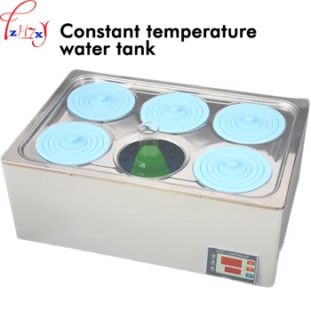 Elektros šildymo skaitmeninis displėjus, temperatūros vandens vonia visos 6 skyles, pastovios temperatūros vandens bakas 220V 1PC
