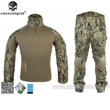 Emersongear BDU Gen2 Karinės Army Combat uniform BDU G2 Kovoti su Marškiniai, Kelnės Su antkeliais Ghillie Kostiumai AOR2 EM6924